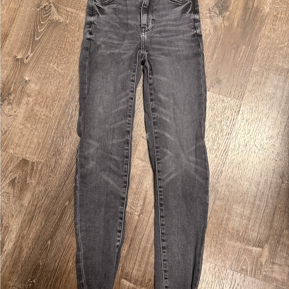 American Eagle-Women's Gray Jeans